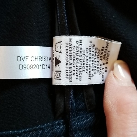 Diane Von Furstenberg Christa Denim Wrap Dress - Picture 8 of 8